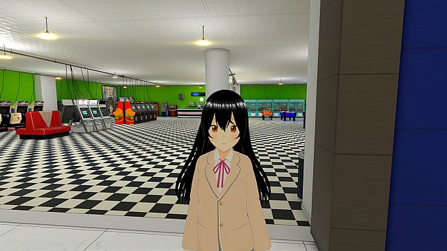 Play minigames with Reiko