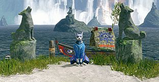 MONSTER HUNTER RISE - "C Floral Yukata" Palamute layered armor piece