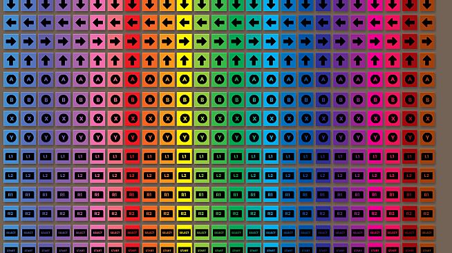 TIGER GAME ASSETS GAMEPAD BUTTON BLACK VOL.02