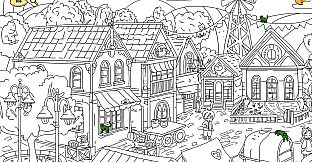 Small Town Filled With Cats