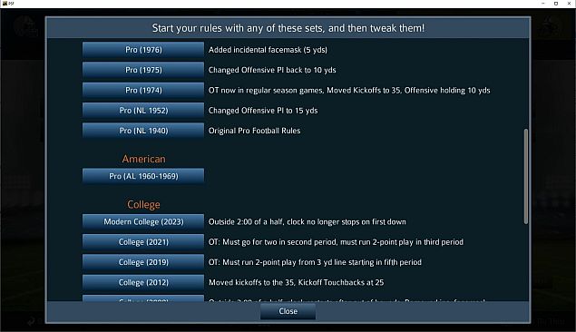 Pro Strategy Football 2024