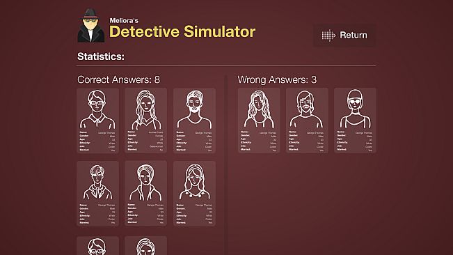 Meliora’s Detective Simulator