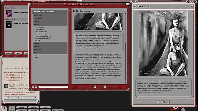 Fantasy Grounds - Vampire: The Masquerade - The Book of Nod Apocrypha