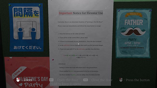 0th floor. - The cursed elevator to floor zero -