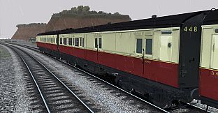 TS Marketplace: Maunsell 59ft Low Window Corridor Coach Pack Crimson Cream