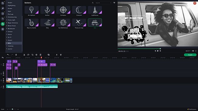 Movavi Slideshow Maker 8 Effects - Travel Set
