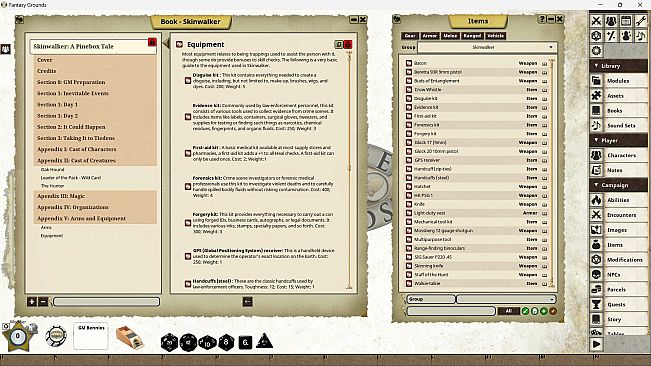 Fantasy Grounds - Skinwalker