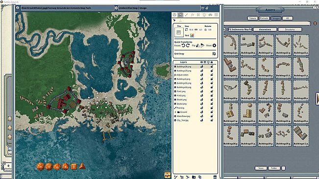Fantasy Grounds - FG Settlements Map Pack