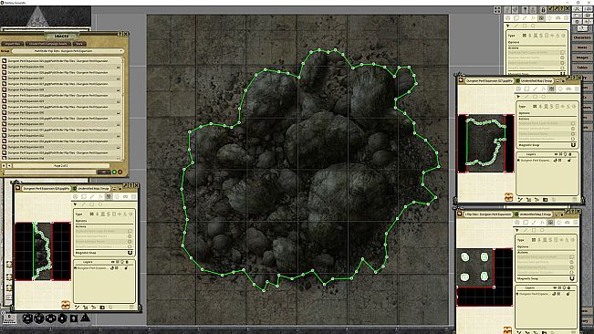 Fantasy Grounds - Pathfinder RPG - Flip-Tiles - Dungeon Perils Expansion