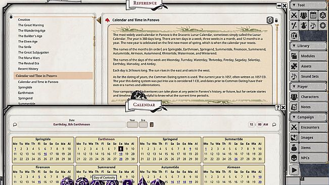 Fantasy Grounds - Panovo Player's Primer