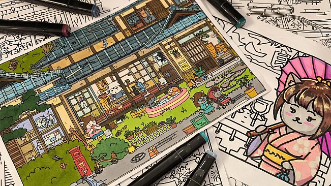 FIND ALL 7: Japan - Coloring Book
