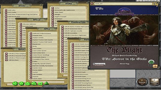 Fantasy Grounds - The Blight: Horror in the Sinks (PFRPG)