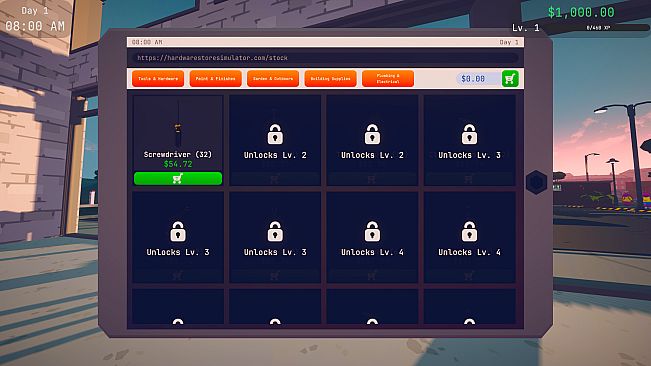 Hardware Store Simulator