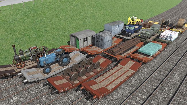 Trainz 2019 DLC - BR Lowmacs - Flat Wagon Pack 2