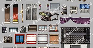 RPG Maker MZ - SERIALGAMES Living Good City Tileset - Shrine and Temples SET
