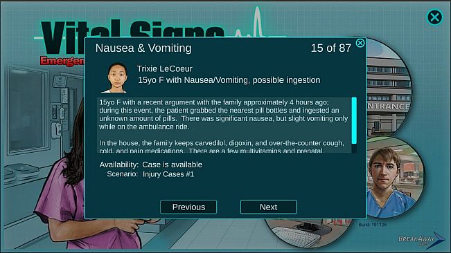 Vital Signs: ED - Injuries Package #1