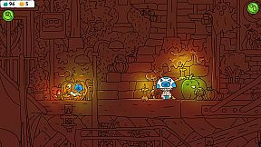 Hidden Capybaras with Orange and Pumpkins: Spooky Halloween Edition