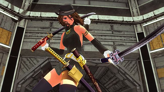OneeChanbara ORIGIN - Exclusive Aya Costume: Aya's Fashionable Wear Bubble Tea Black