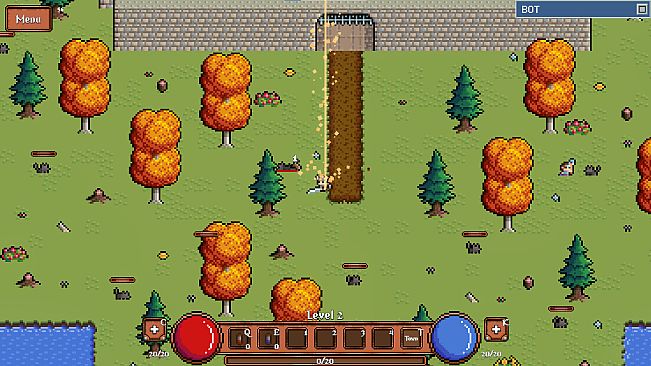 Game About Botting in an MMORPG