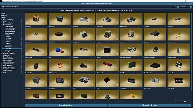 GameGuru MAX 3D Models Booster Pack