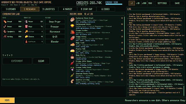 Unidentified Frying Objects: Idle Cafe Empire