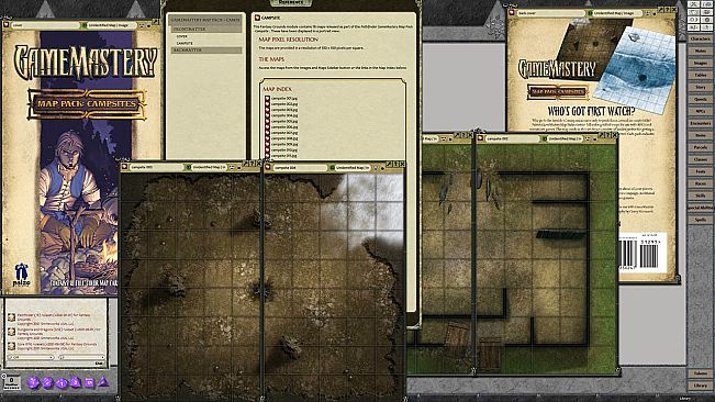 Fantasy Grounds - Pathfinder RPG - GameMastery Map Pack: Campsites