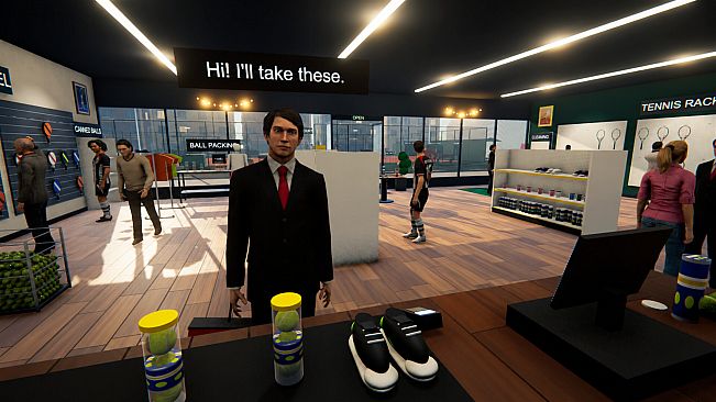 Tennis & Padel Shop Simulator