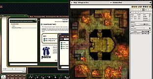 Fantasy Grounds - Pathfinder RPG - Pathfinder Flip-Mat: Village Assault
