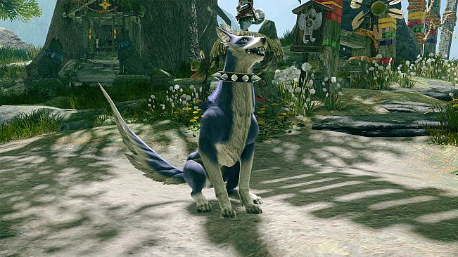 MONSTER HUNTER RISE - "Spiked Collar" Palamute layered armor piece