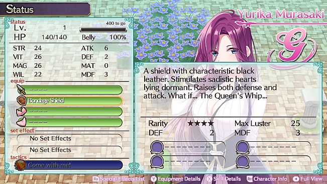 Omega Labyrinth Life - Bondage Shield