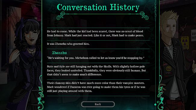 Twice Reborn: a vampire visual novel