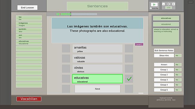 VocabVan - Spanish