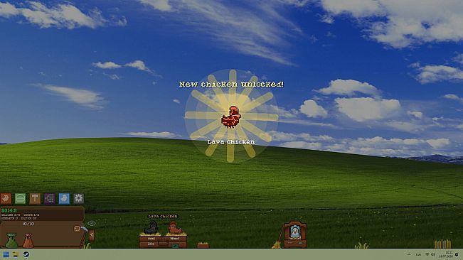 Taskbar Chickens