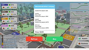 Blue Chips: economic multiplayer board game