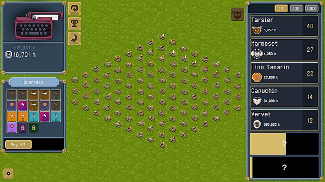 Infinite Monkey Clicker