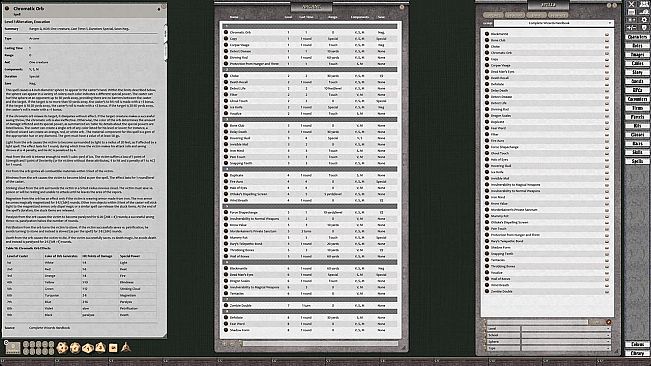 Fantasy Grounds - D&D Classics: Complete Wizard's Handbook (2E)