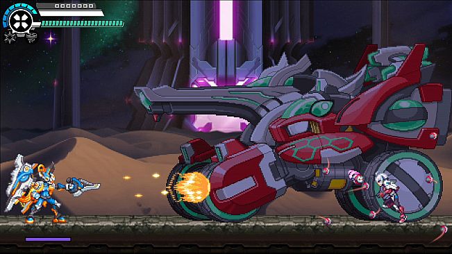 Gunvolt Chronicles: Luminous Avenger iX 2 - Special DLC boss "Jason Frudnick" from "Blaster Master Zero 3"