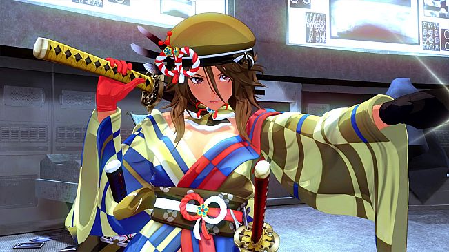 OneeChanbara ORIGIN - Exclusive Aya Costume: Saki's Fantasy Brocade Yellow