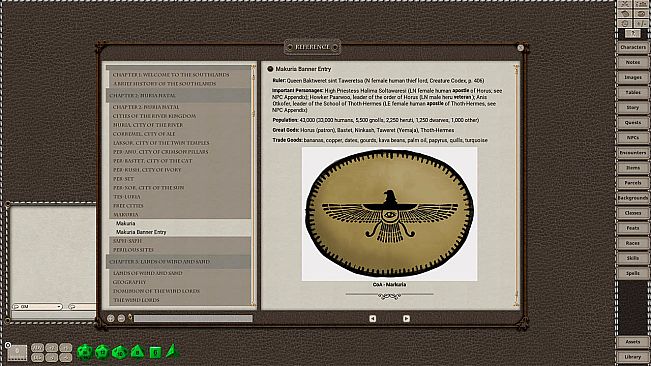 Fantasy Grounds - Southlands Worldbook for 5th Edition