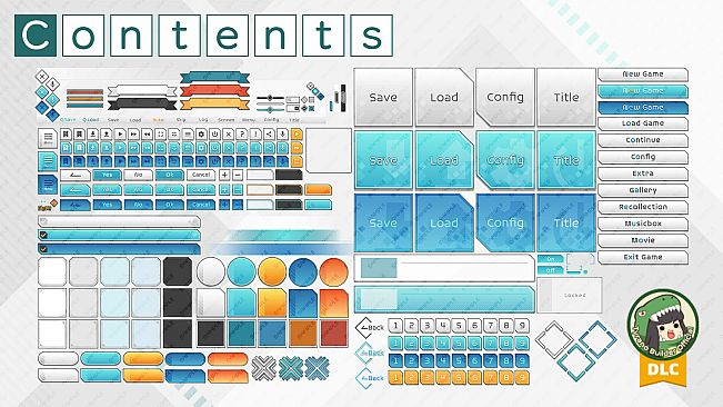 Tyrano Builder - Visual Novel GUI Pack #1  [kopanda UI]