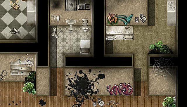 RPG Maker MV - KR Urban Decay Interior Tileset