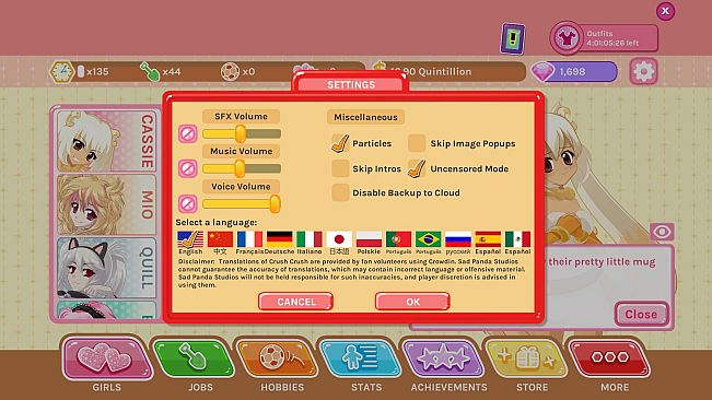 Crush Crush - 18+ Naughty DLC