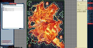 Fantasy Grounds - Starfinder RPG - FlipMat - Lava World