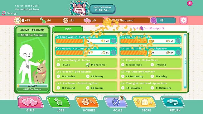 Crush Crush - Fuzzy Festival Event Bundle