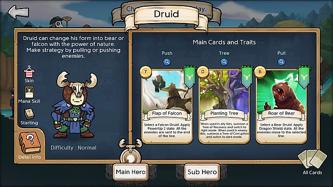 3 Minute Heroes - Librarian & Druid Heroes + Skins