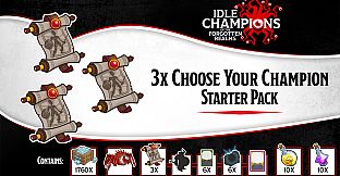 Idle Champions - 3x Choose Your Champion Starter Pack