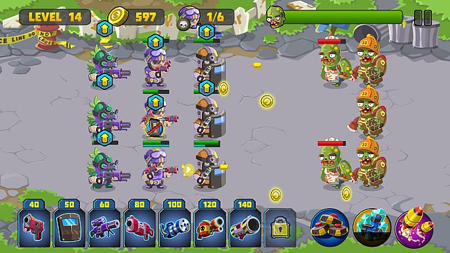 Special squad versus zombies