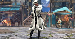 Monster Hunter Rise - "Fluffy Fur Boots" Hunter layered armor piece