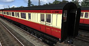 TS Marketplace: Caledonian Railway 65ft Grampian BR Crimson & Cream Coach Pack Add-On