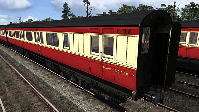 TS Marketplace: Caledonian Railway 65ft Grampian BR Crimson & Cream Coach Pack Add-On